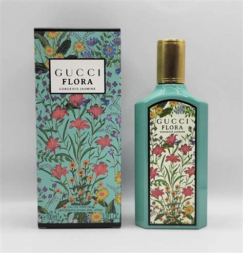 gucci flora gorgeous jasmine edp 100ml|Gucci Flora Gorgeous Jasmine, 100ml, eau de parfum.